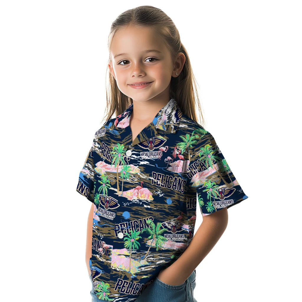 New Orleans Pelicans Flamingo Retreat 2026 Hawaiian Shirt – Moonbestprint