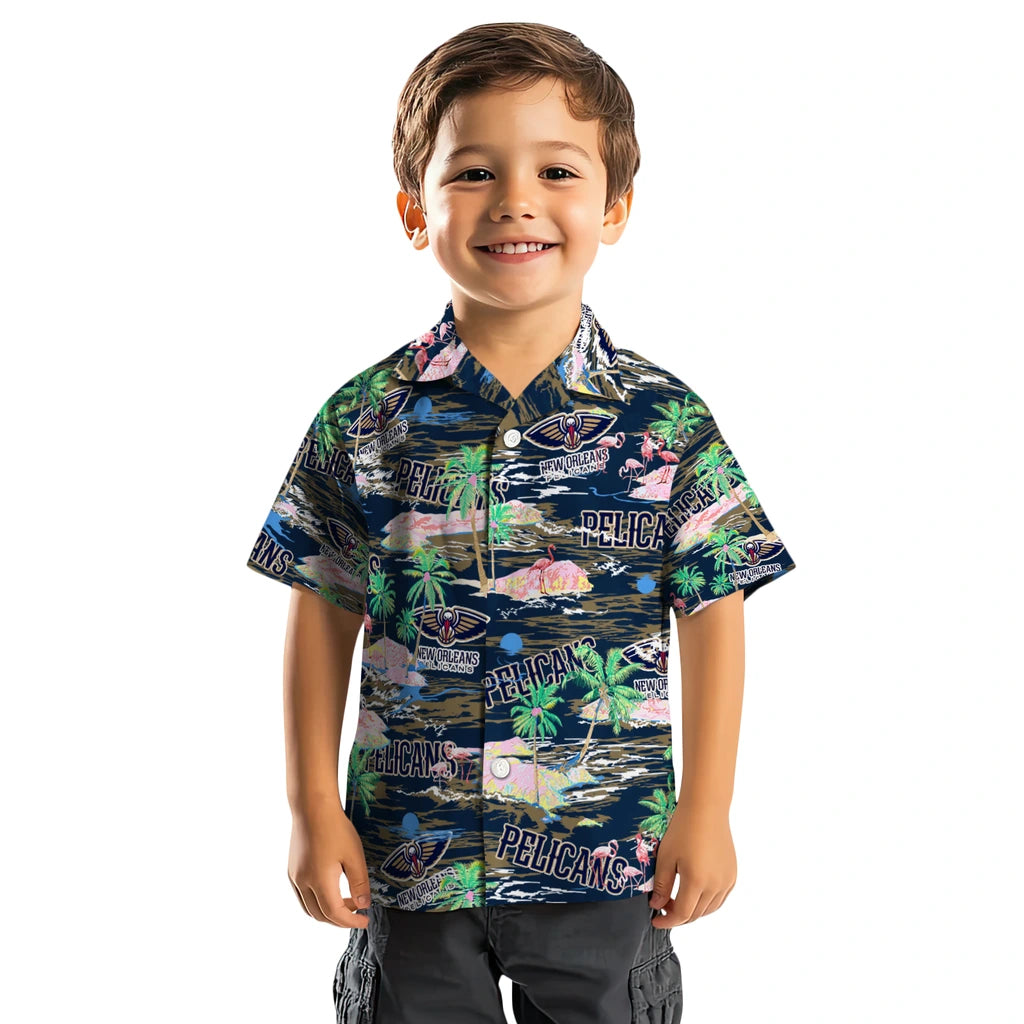 New Orleans Pelicans Flamingo Retreat 2026 Hawaiian Shirt – Moonbestprint