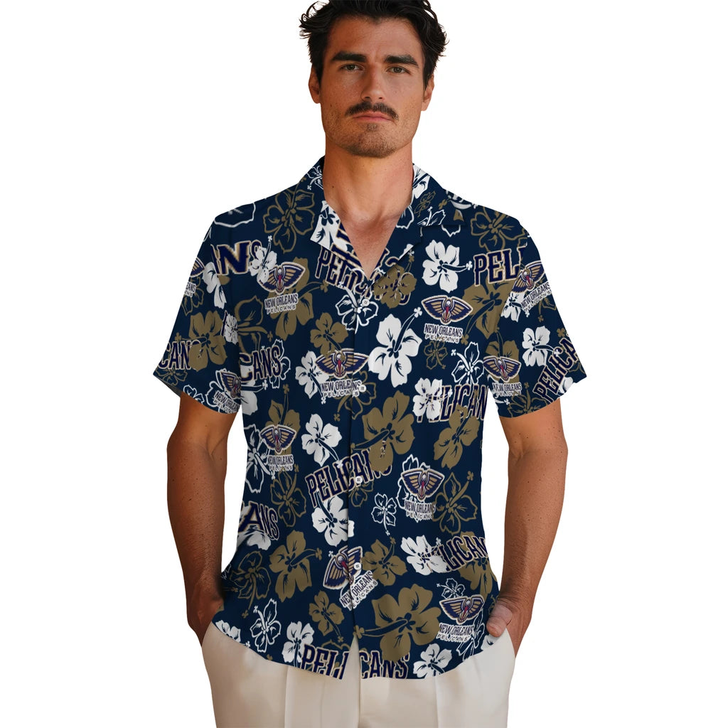 New Orleans Pelicans Hibiscus Bloom Hawaiian Shirt – Moonbestprint