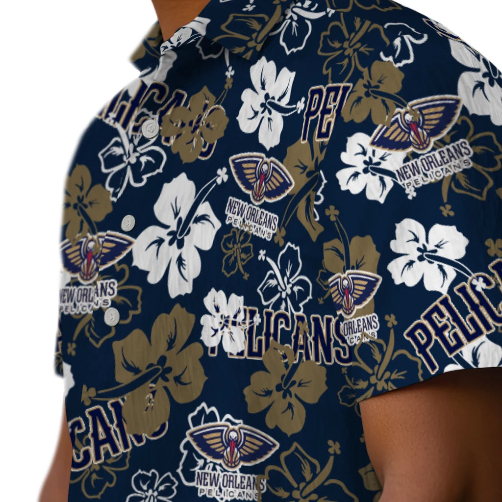 New Orleans Pelicans Hibiscus Bloom Hawaiian Shirt – Moonbestprint