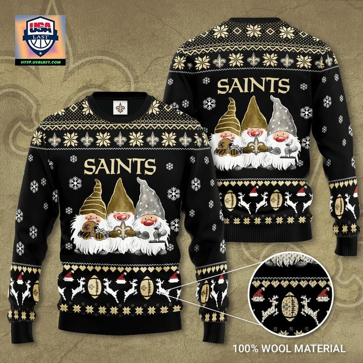 New Orleans Saints Gnome De Noel Christmas Ugly Sweater ? Usalast