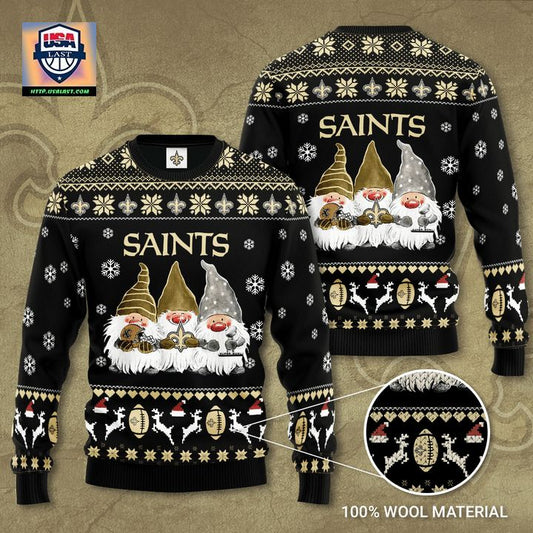 New Orleans Saints Gnome De Noel Christmas Ugly Sweater ? Usalast