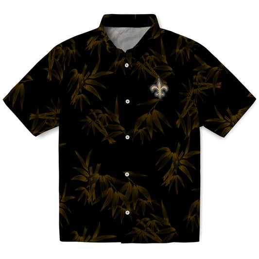 New Orleans Saints Hawaiian Shirt - Bamboo Branches | Moonbestprint