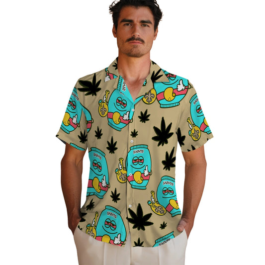 New Orleans Saints Hawaiian Shirt - Chill Vibe | Moonbestprint