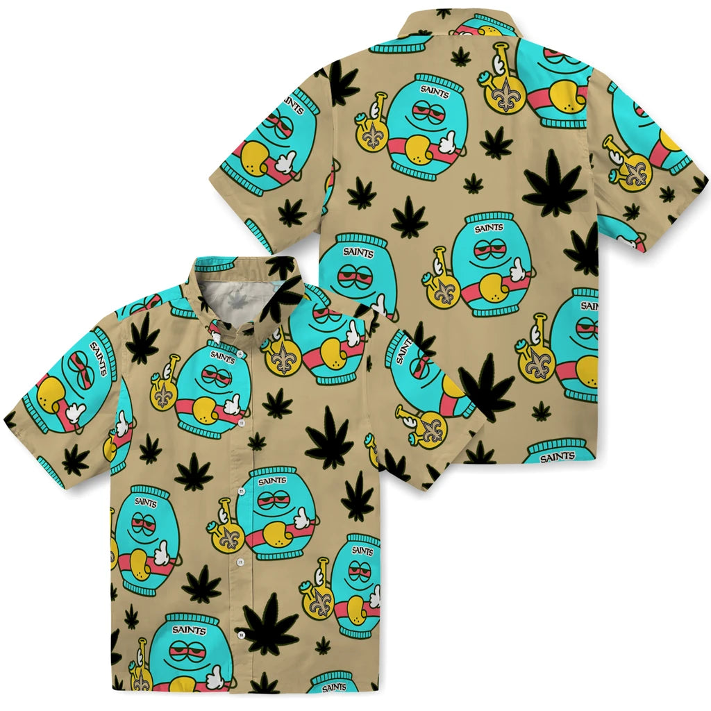 New Orleans Saints Hawaiian Shirt - Chill Vibe | Moonbestprint