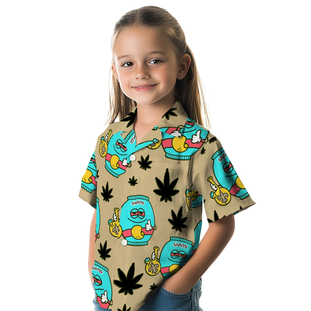 New Orleans Saints Hawaiian Shirt - Chill Vibe | Moonbestprint