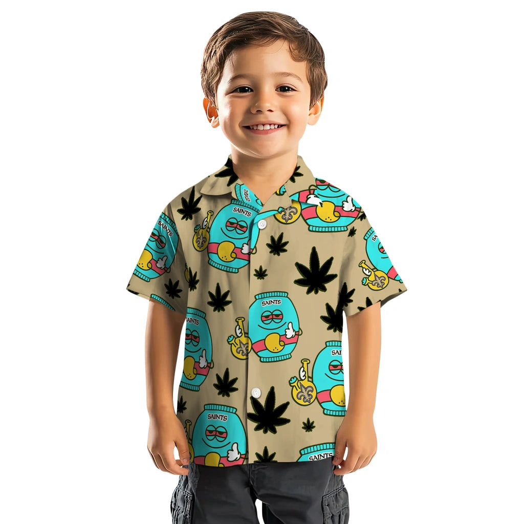 New Orleans Saints Hawaiian Shirt - Chill Vibe | Moonbestprint