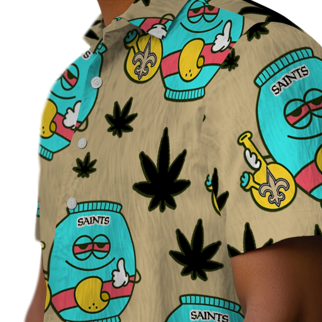 New Orleans Saints Hawaiian Shirt - Chill Vibe | Moonbestprint