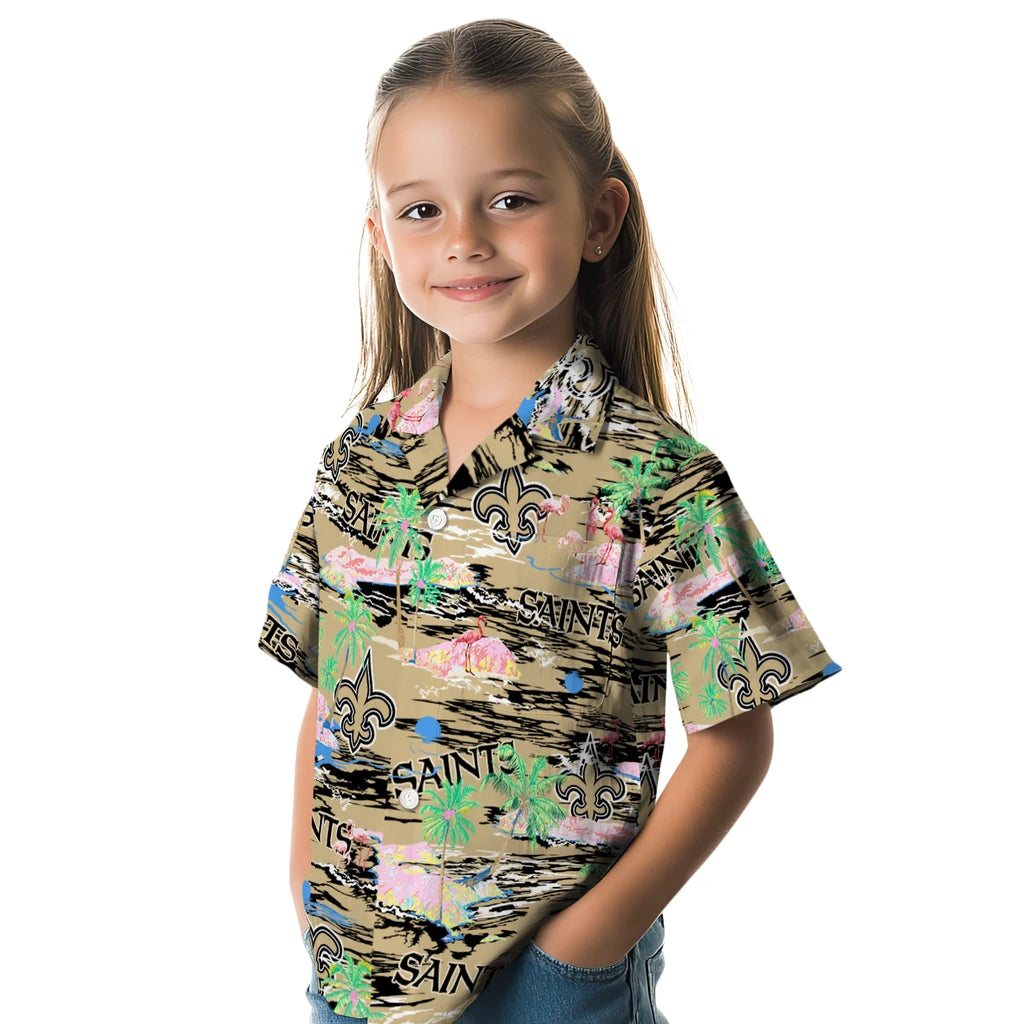 New Orleans Saints Flamingo Retreat 2026 Hawaiian Shirt – Moonbestprint