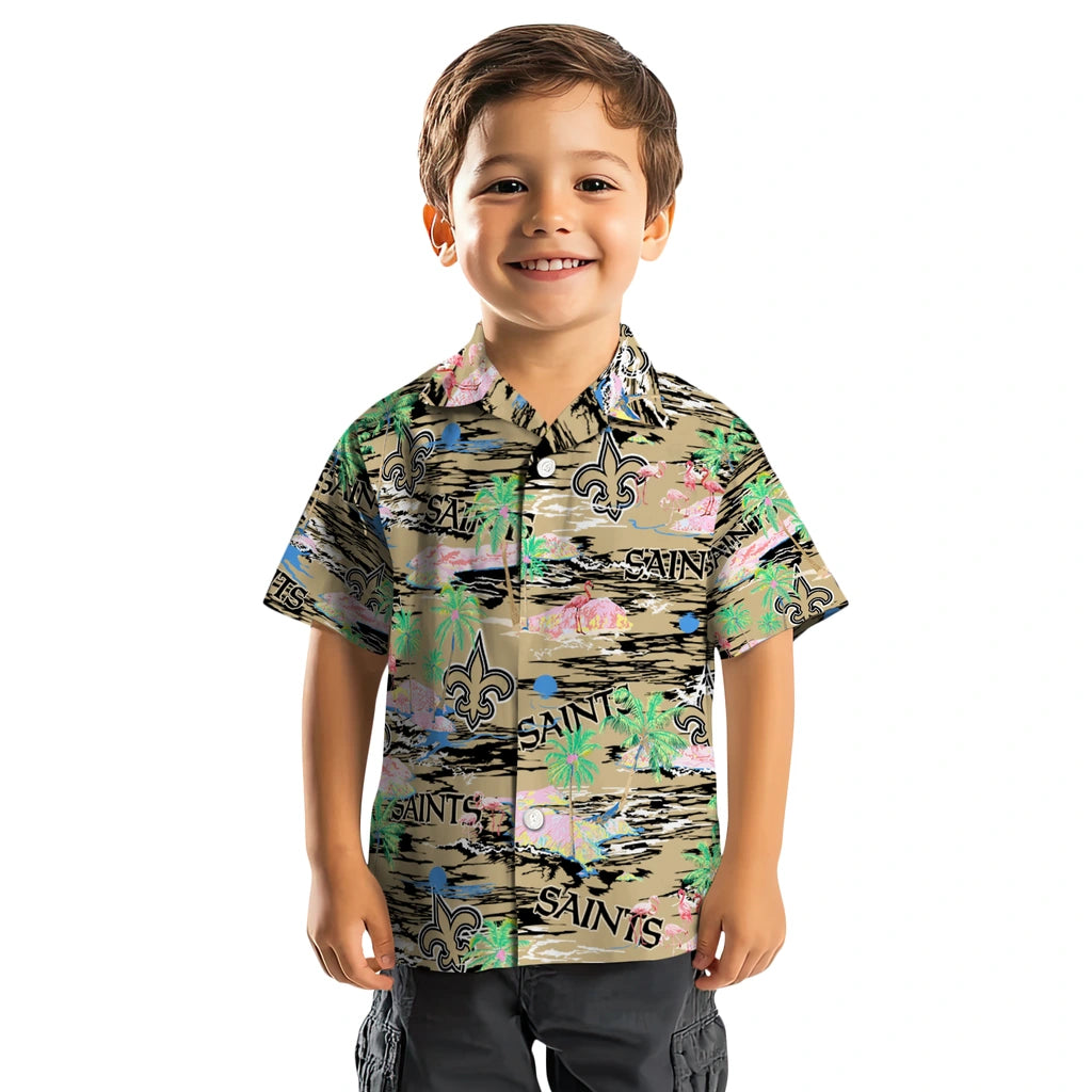 New Orleans Saints Flamingo Retreat 2026 Hawaiian Shirt – Moonbestprint