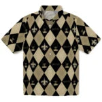 New Orleans Saints Hawaiian Shirt - Golfing Plaid | Moonbestprint