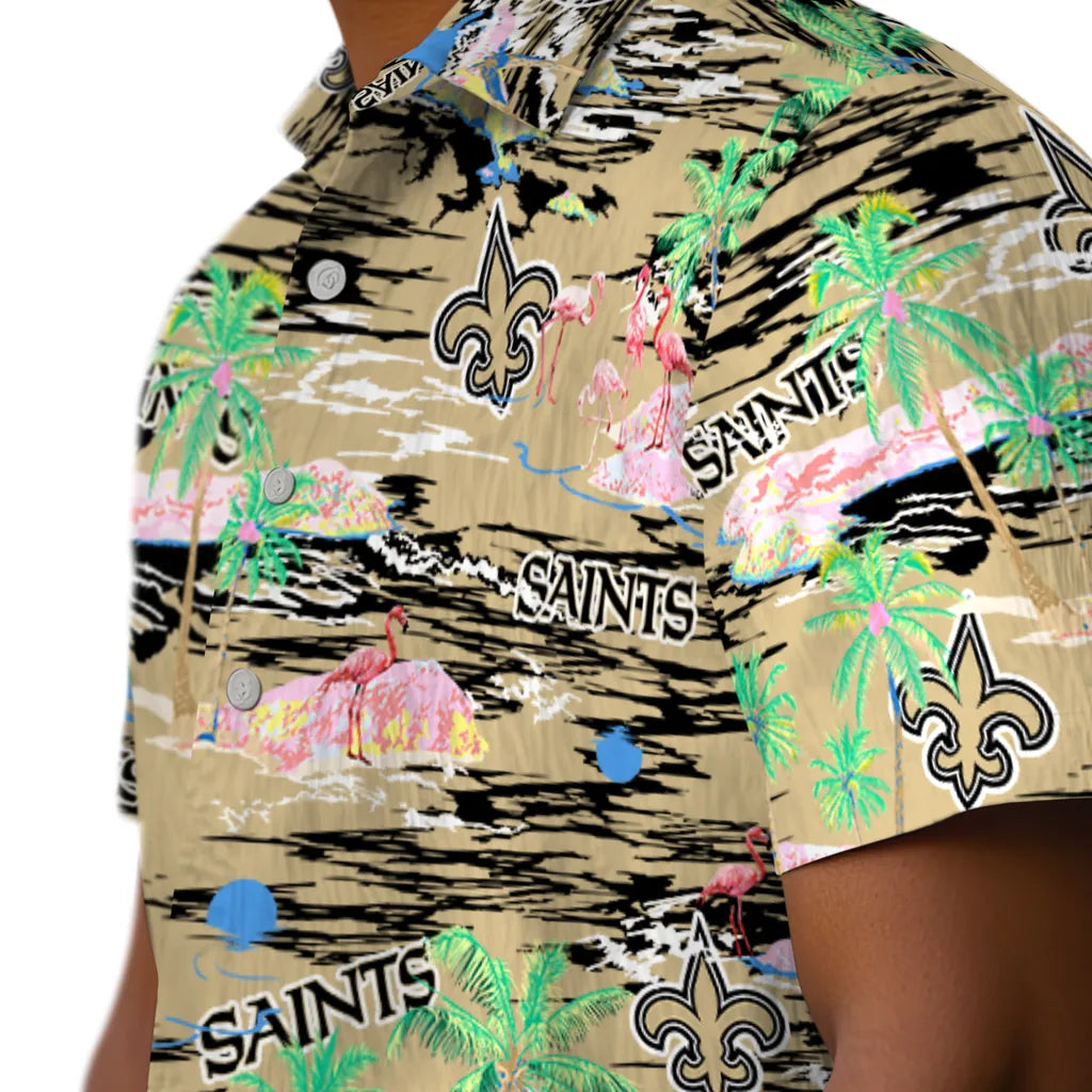 New Orleans Saints Hawaiian Shirt - Hawaii Island | Moonbestprint
