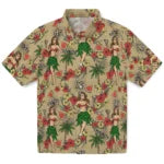 New Orleans Saints Hawaiian Shirt - Hawaiian Girls Design | Moonbestprint