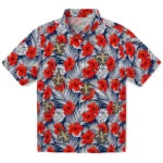 New Orleans Saints Hawaiian Shirt - Hibiscus Fiesta | Moonbestprint