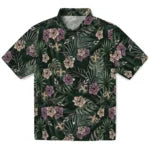 New Orleans Saints Hawaiian Shirt - Hibiscus Leaves Pattern | Moonbestprint