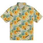 New Orleans Saints Hawaiian Shirt - Hibiscus Mood | Moonbestprint