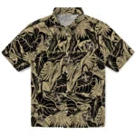New Orleans Saints Hawaiian Shirt - Monstera Layer | Moonbestprint
