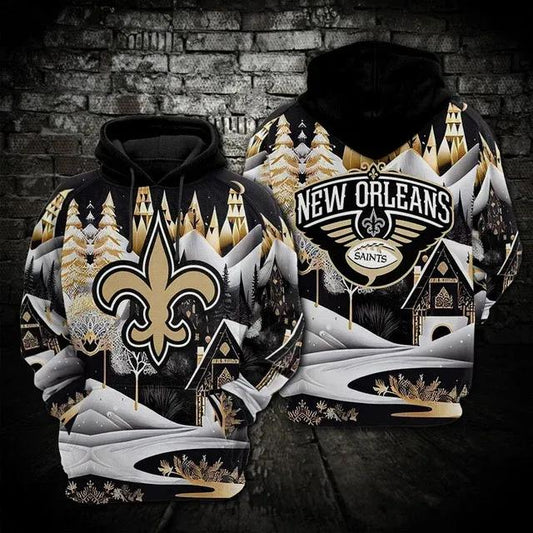 New Orleans Saints Town NFL 3D All Over Print Hoodie -Moonbestprint