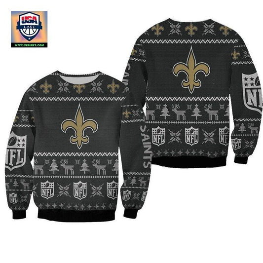 New Orleans Saints Ugly Sweater Christmas 3D Sweater ? Usalast