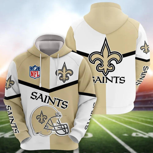 New OrleansSaints 3D NFL All Over Print Hoodie -Moonbestprint