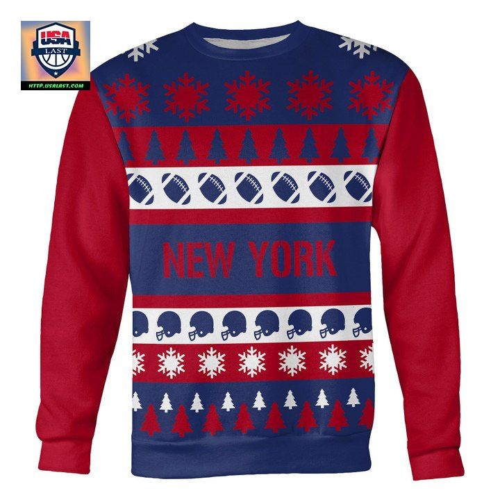 New York Football Ugly Christmas Sweater ? Usalast