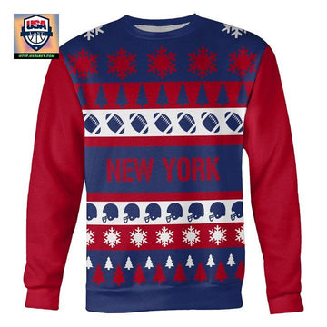 New York Football Ugly Christmas Sweater ? Usalast
