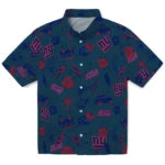 New York Giants Hawaiian Shirt - Beach Vibe | Moonbestprint
