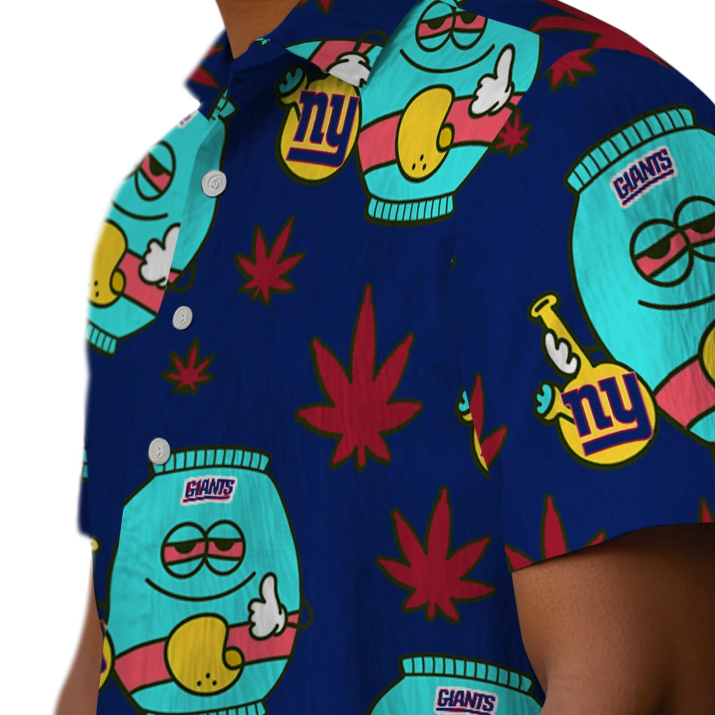 New York Giants Hawaiian Shirt - Chill Vibe | Moonbestprint