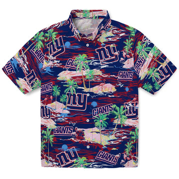New York Giants Flamingo Retreat 2026 Hawaiian Shirt – Moonbestprint