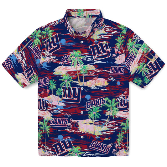 New York Giants Flamingo Retreat 2026 Hawaiian Shirt – Moonbestprint