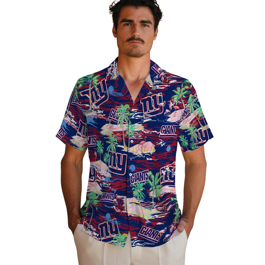 New York Giants Flamingo Retreat 2026 Hawaiian Shirt – Moonbestprint