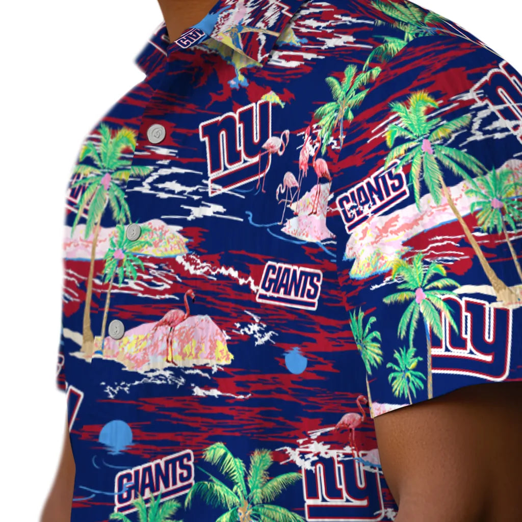 New York Giants Hawaiian Shirt - Hawaii Island | Moonbestprint