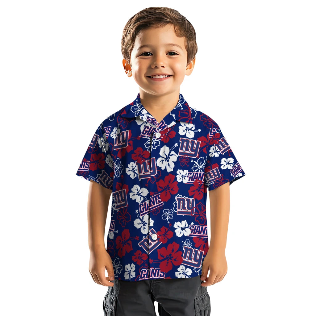 New York Giants Hibiscus Bloom Hawaiian Shirt – Moonbestprint