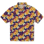 New York Giants Hawaiian Shirt - Hibiscus Tropics | Moonbestprint