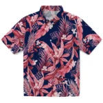New York Giants Hawaiian Shirt - Palm Leaves | Moonbestprint