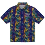 New York Giants Hawaiian Shirt - Paradise Vines | Moonbestprint