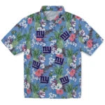 New York Giants Hawaiian Shirt - Pineapple Bouquet | Moonbestprint