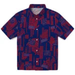 New York Giants Hawaiian Shirt - Turtle Lines | Moonbestprint