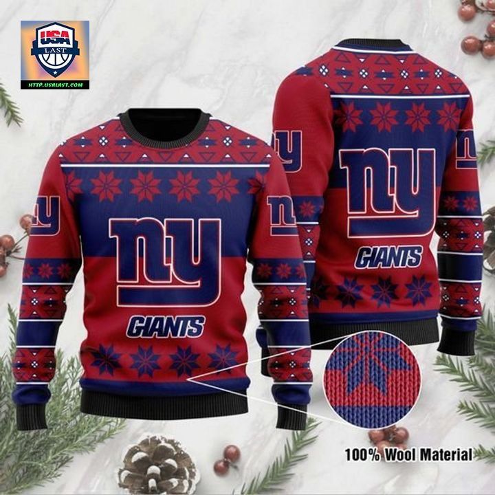 New York Giants Wool Ugly Christmas Sweater ? Usalast