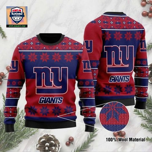 New York Giants Wool Ugly Christmas Sweater ? Usalast