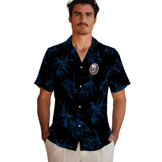 New York Islanders Hawaiian Shirt - Bamboo Branches | Moonbestprint