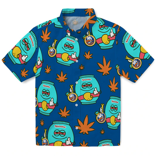 New York Islanders Hawaiian Shirt - Chill Vibe | Moonbestprint