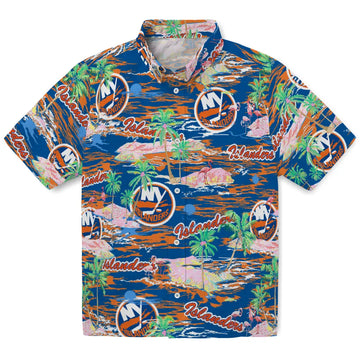 New York Islanders Flamingo Retreat 2026 Hawaiian Shirt – Moonbestprint