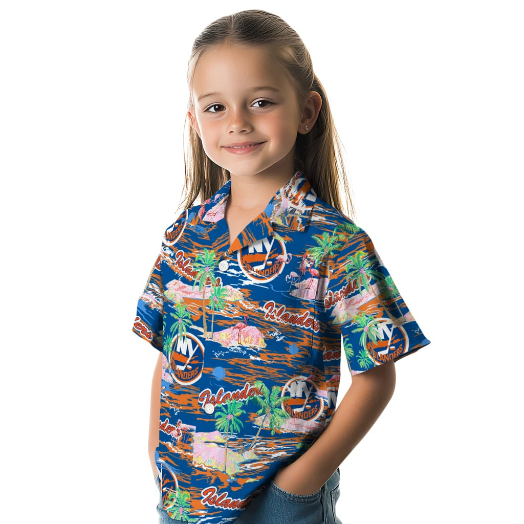 New York Islanders Flamingo Retreat 2026 Hawaiian Shirt – Moonbestprint