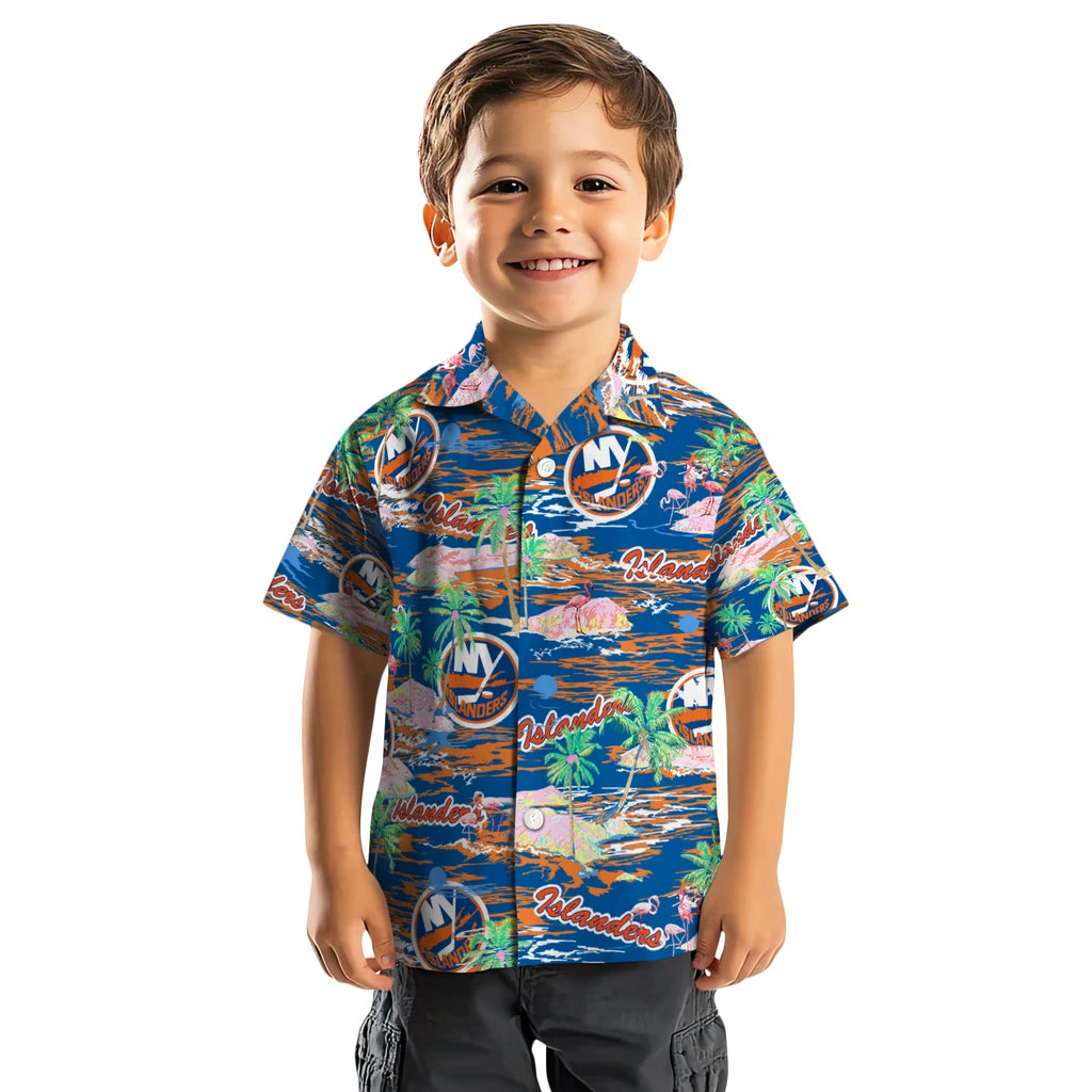 New York Islanders Flamingo Retreat 2026 Hawaiian Shirt – Moonbestprint