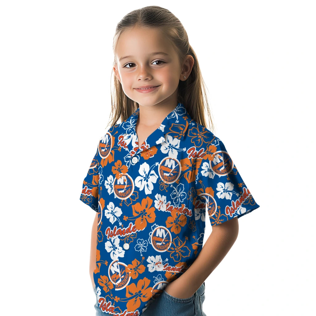 New York Islanders Hibiscus Bloom Hawaiian Shirt – Moonbestprint