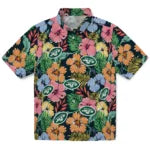 New York Jets Hawaiian Shirt - Brilliant Hibiscus Garden | Moonbestprint