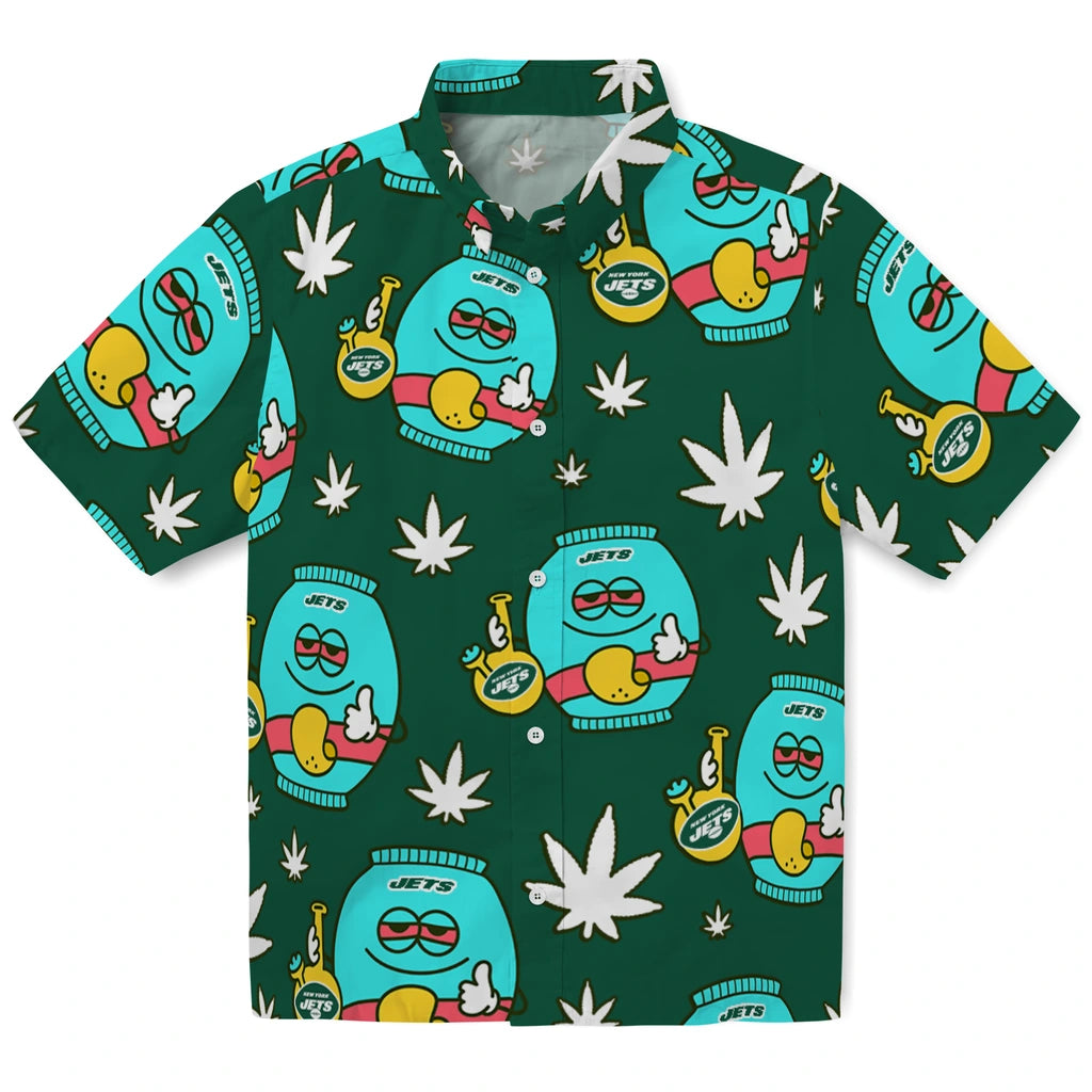 New York Jets Hawaiian Shirt - Chill Vibe | Moonbestprint