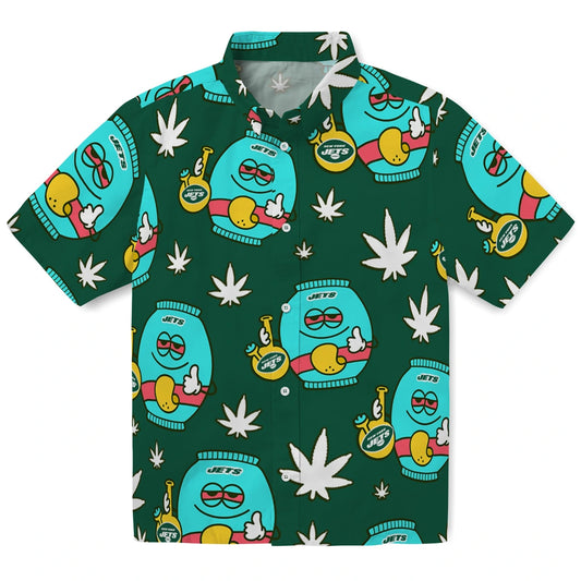 New York Jets Hawaiian Shirt - Chill Vibe | Moonbestprint