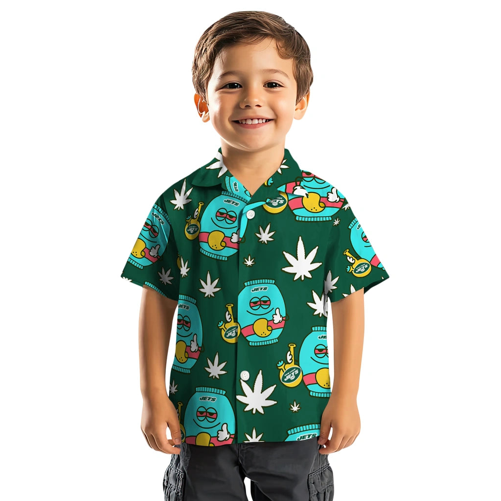 New York Jets Hawaiian Shirt - Chill Vibe | Moonbestprint